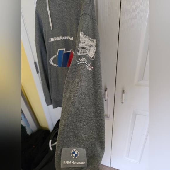 BMW Motorsport Gray and Blue Sweater - Picture 2 of 2